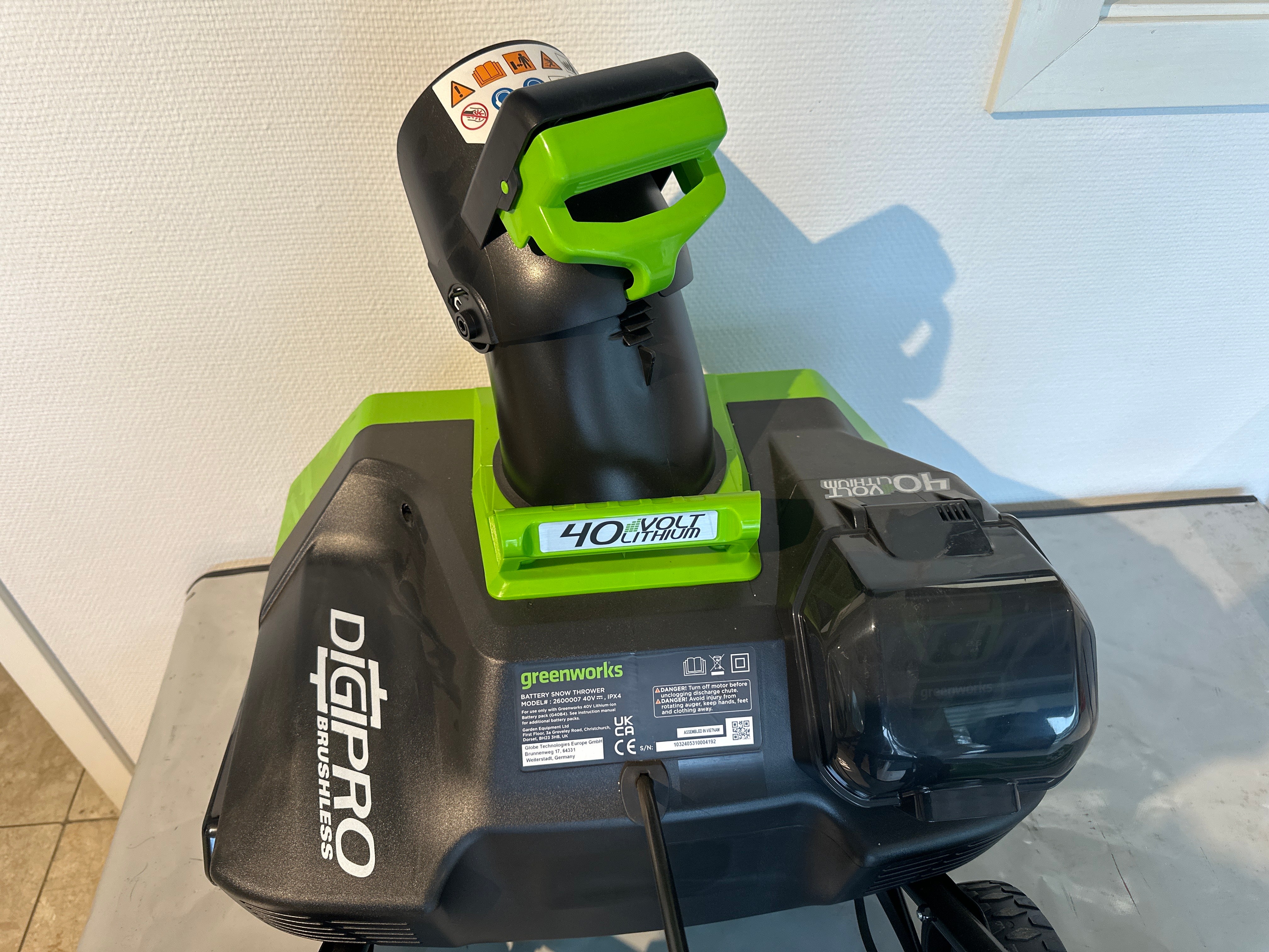 Greenworks Snöslunga 40V