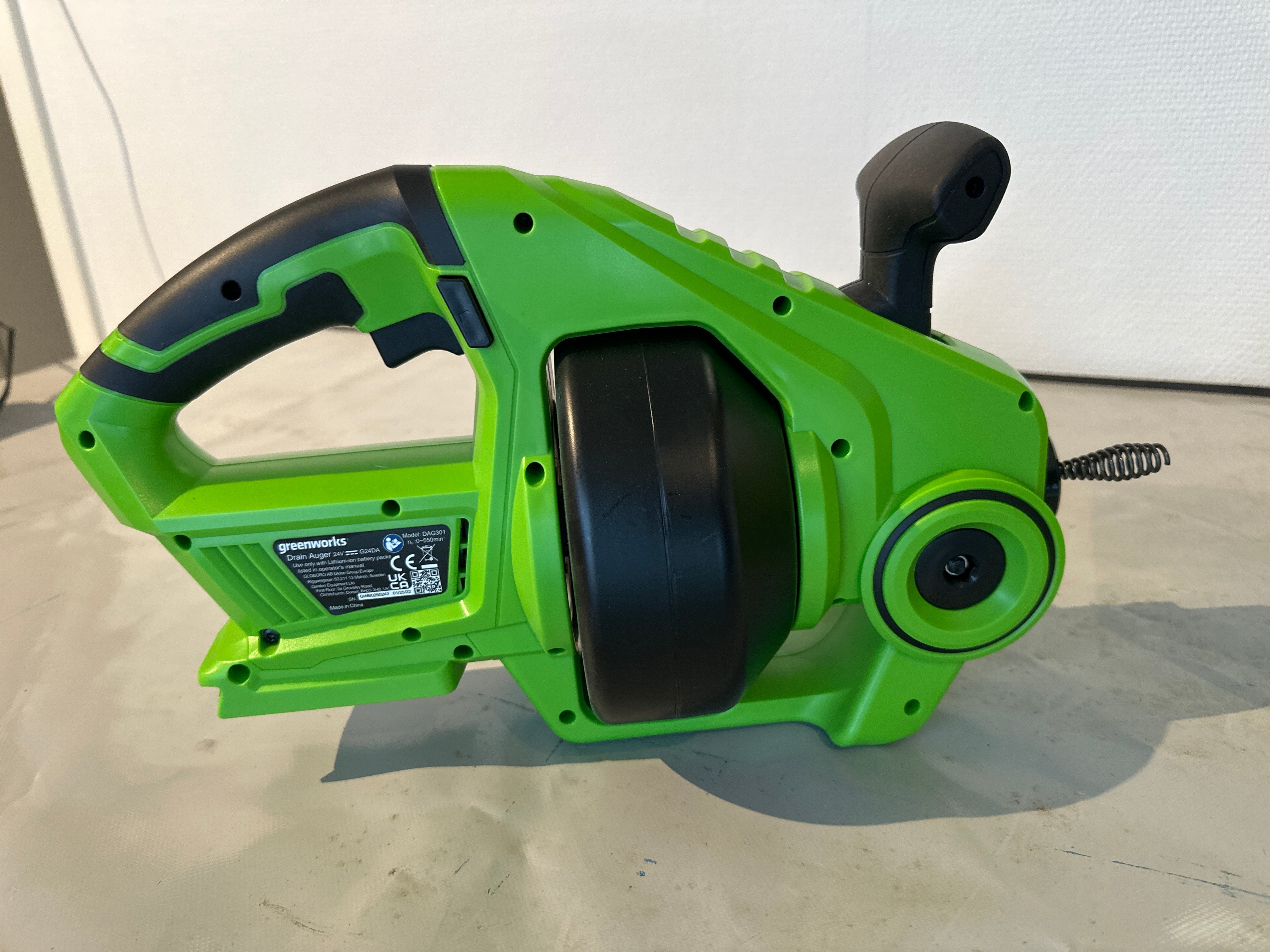 Greenworks Avloppsrensare 24V – Drain Auger