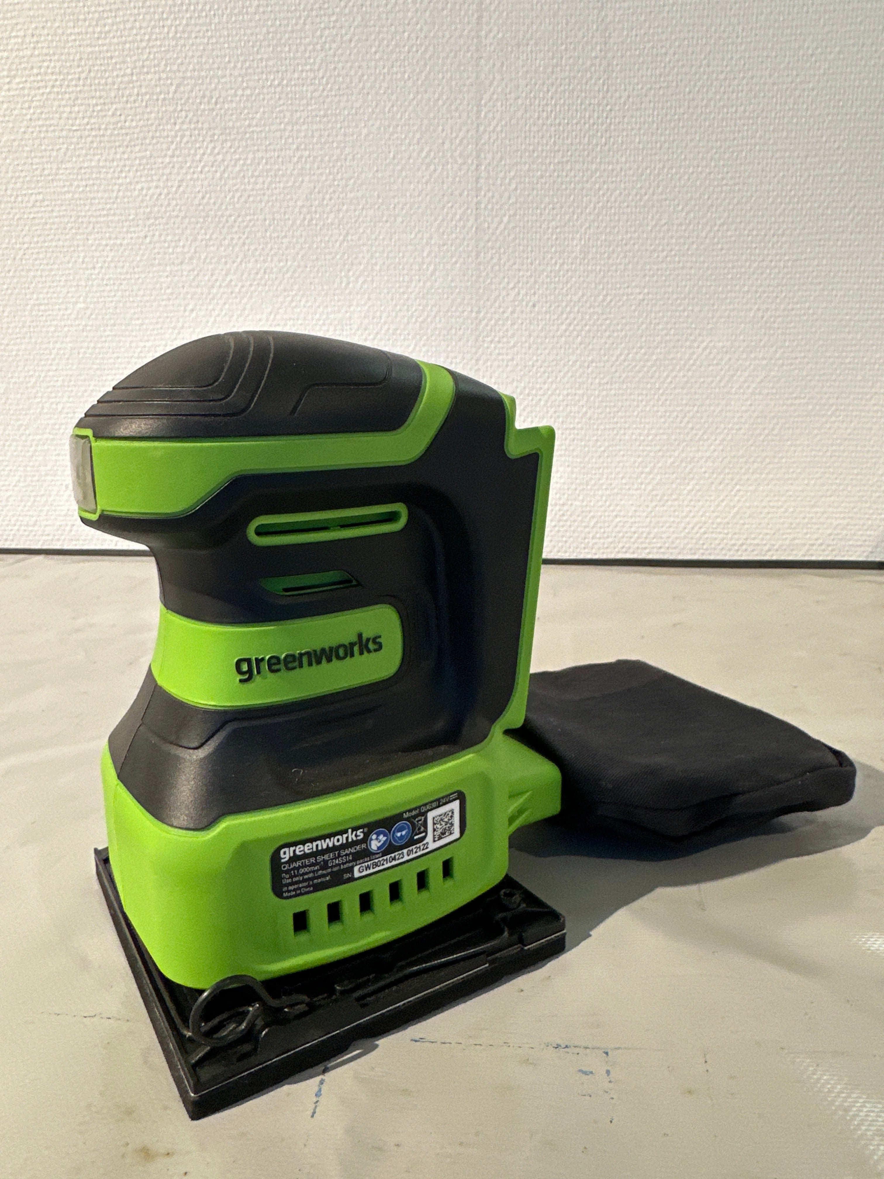 Greenworks Planslip – Kvartsslip 24V