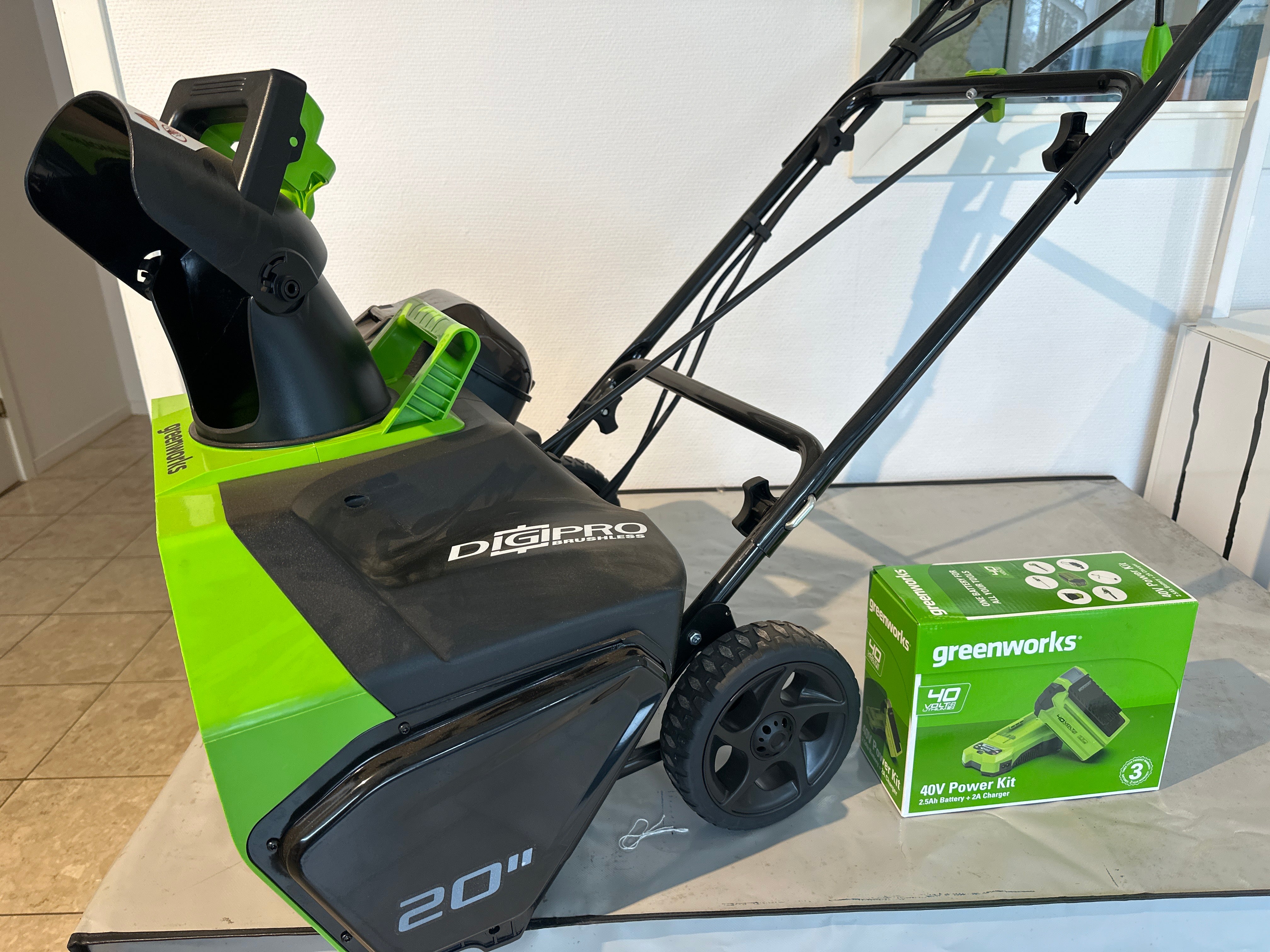 Greenworks Snöslunga 40V