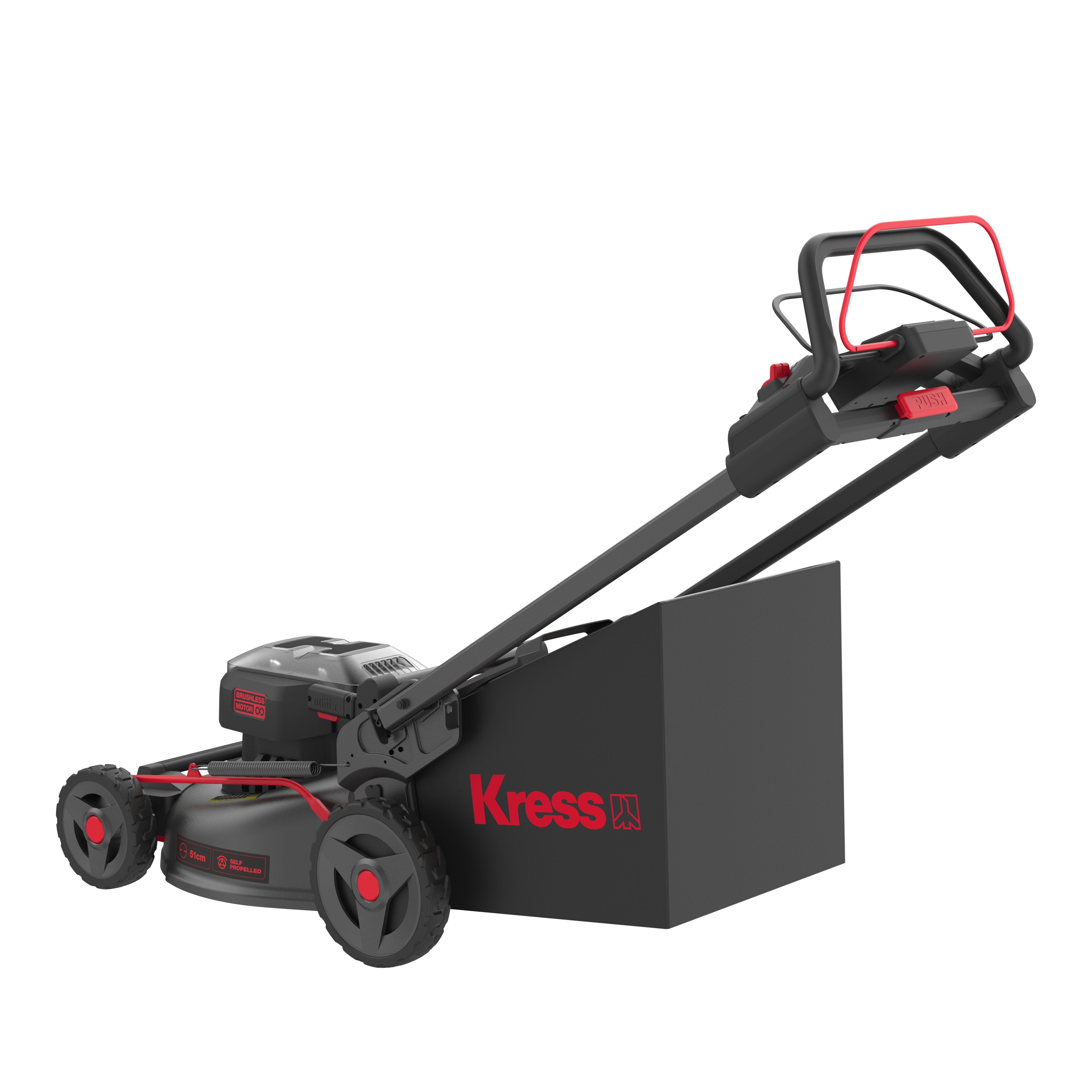 Kress 60 V 51 cm borstlös gräsklippare med drivning KG760E.9