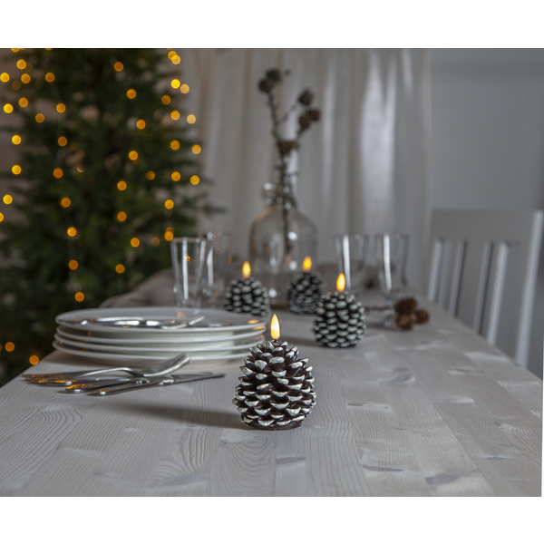 LED blockljus Flamme Cone