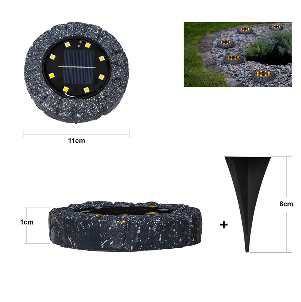 Solcellsspotlight 2-Pack Lawnlight